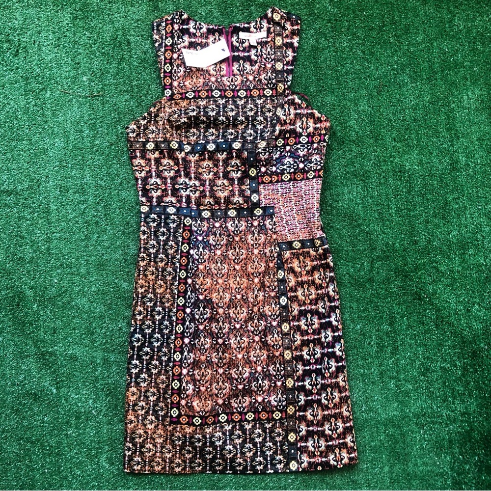 Under Skies Multicolor Floral Sleeveless Sheath Dress Size S - Picture 5 of 8